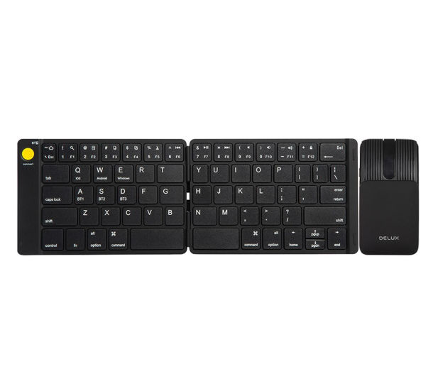 Delux Składany zestaw bezprzewodowy KF10 KF10+MF10PRO - 1108290 - zdjęcie